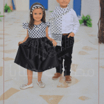 Embroidered Kufiya Garments for Kids