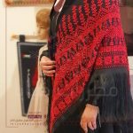 Modern Palestinian Falahi Embroidered Shawl