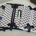 غطاء مناديل كوفية بزخارف من التراث الفلسطيني