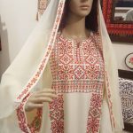 Bride's Henna Thobe with Modern Embroidery