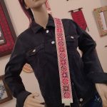 Modern Palestinian Falahi  Embroidery Bag Belt