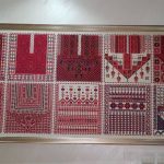 Palestinian Falahi Embroidered Thobe Wall Hanging